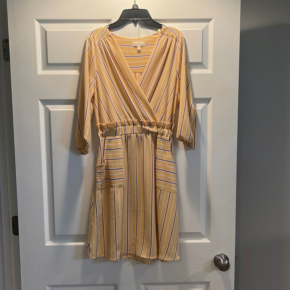 Purple and Yellow Dress